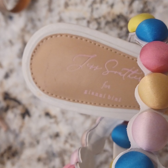 Gianni Bini Jess Southern  the Phoebe Rainbow Bobble Bead Dress women's Sandals - Picture 4 of 7